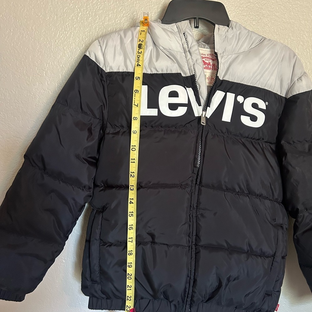 Levi's Black and White Kids Puffer Jacket - Picture 3 of 7